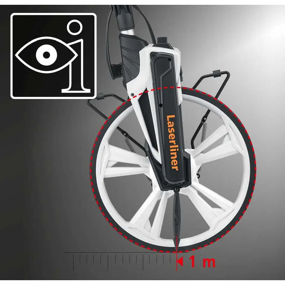 Roda métrica RollPilot X12 LASERLINER 4