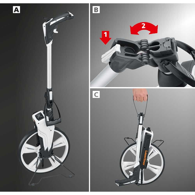 Roda métrica RollPilot X12 LASERLINER 6