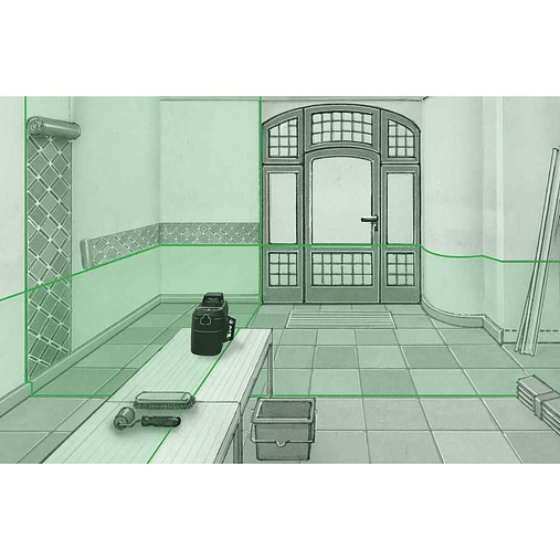 Nivel laser 3 Linhas Verdes PocketPlane-Laser 3G LASERLINER 3