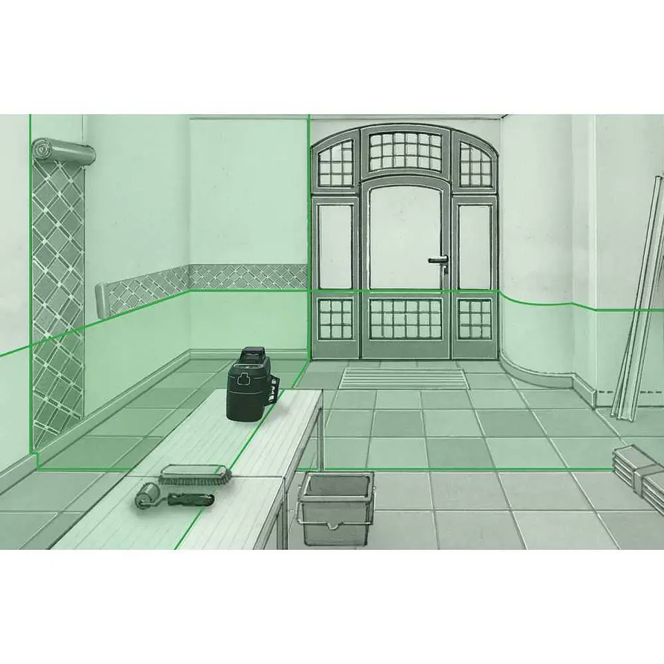 Nivel laser 3 Linhas Verdes PocketPlane-Laser 3G LASERLINER 3