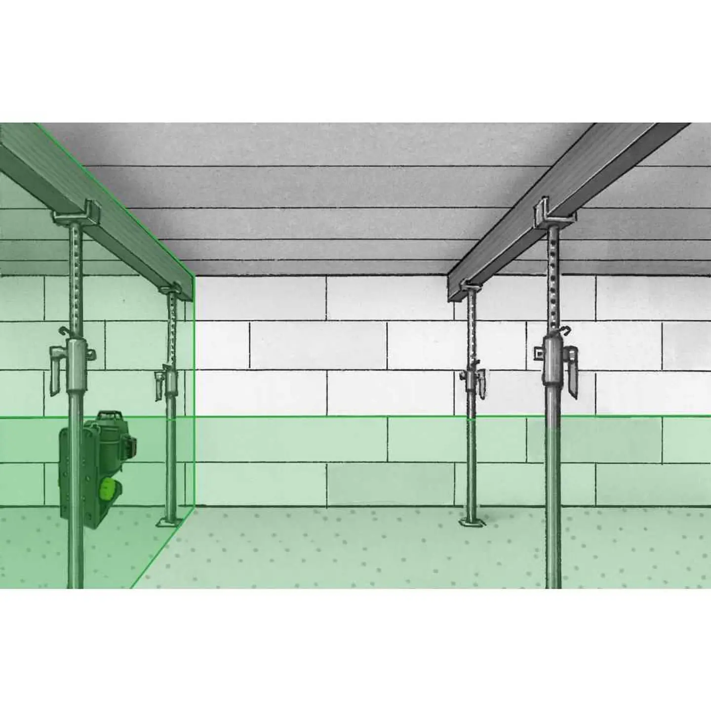 Nivel laser 3 Linhas Verdes PocketPlane-Laser 3G LASERLINER 4