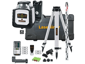 Nivel Laser verde rotativo Set Completo Cubus G 210 S Set 150 cm LASERLINER