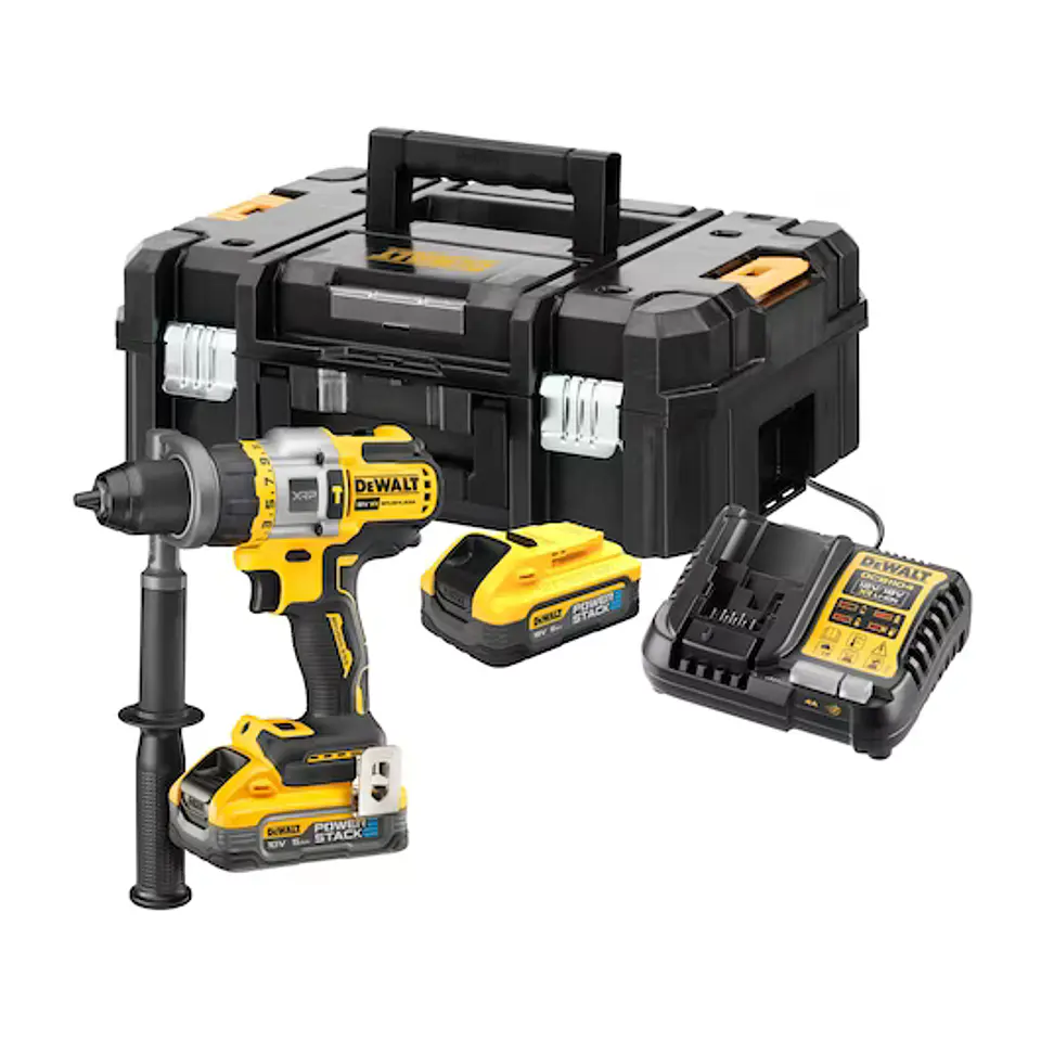 Berbequim com Percussão sem Fio XR18V XRP + 2 Baterias PowerStacK 5,0 Ah DCD999H2T DEWALT 1
