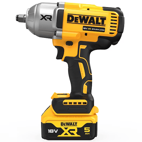 Aparafusadora Impacto sem Escovas XR18V 1/2" + 2 Baterias XR18V 5,0 Ah DCF900P2T DEWALT 