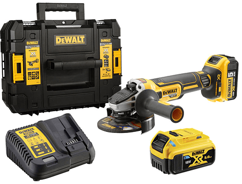 Rebarbadora sem Escovas XR18V + 2 Baterias XR18V 5,0 Ah DCG405P2 DEWALT 
