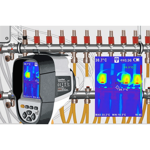 Câmara térmica ThermoCamera Connect LASERLINER 4