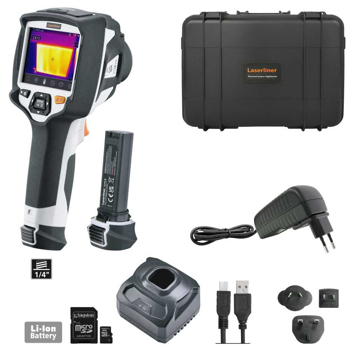 Câmara térmica ThermoCamera HighSense LASERLINER 2