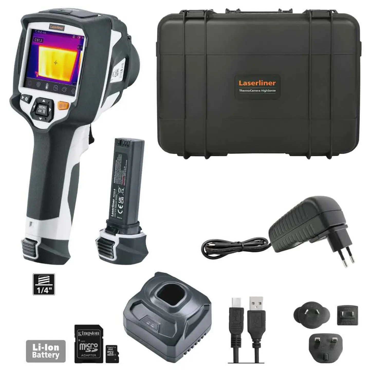 Câmara térmica ThermoCamera HighSense Pro LASERLINER 2