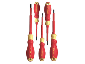 Jogo de 5 Chaves de Fenda e Poz Isolados STHT65556-0 CUSHION-GRIP STANLEY