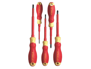 Jogo de 5 Chaves de Fenda e Poz Isolados STHT65556-0 CUSHION-GRIP STANLEY