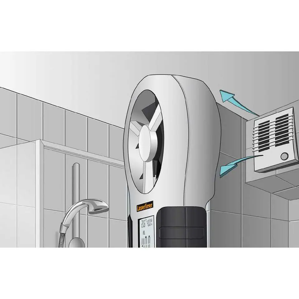 Medidor de fluxo de ar AirflowTest-Master LASERLINER 8