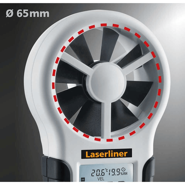 Medidor de fluxo de ar AirflowTest-Master LASERLINER 3