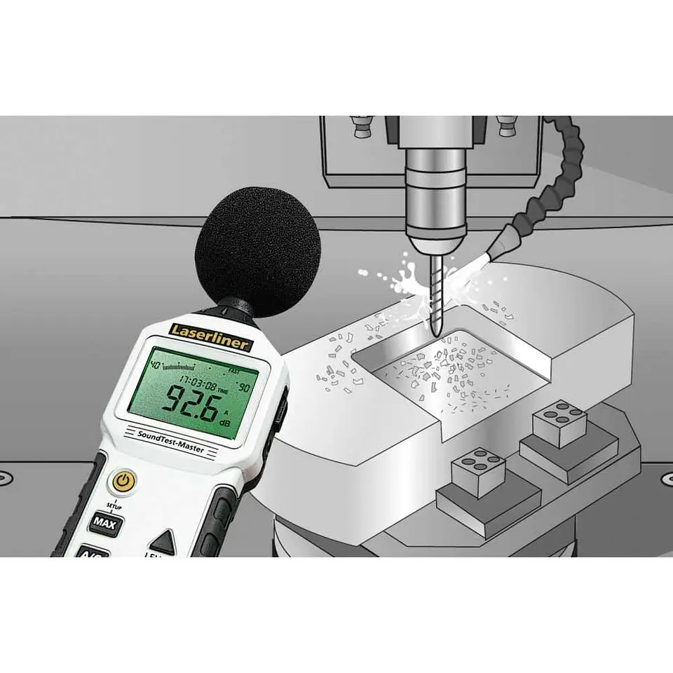 Medidor do nível sonoro SoundTest-Master LASERLINER 8