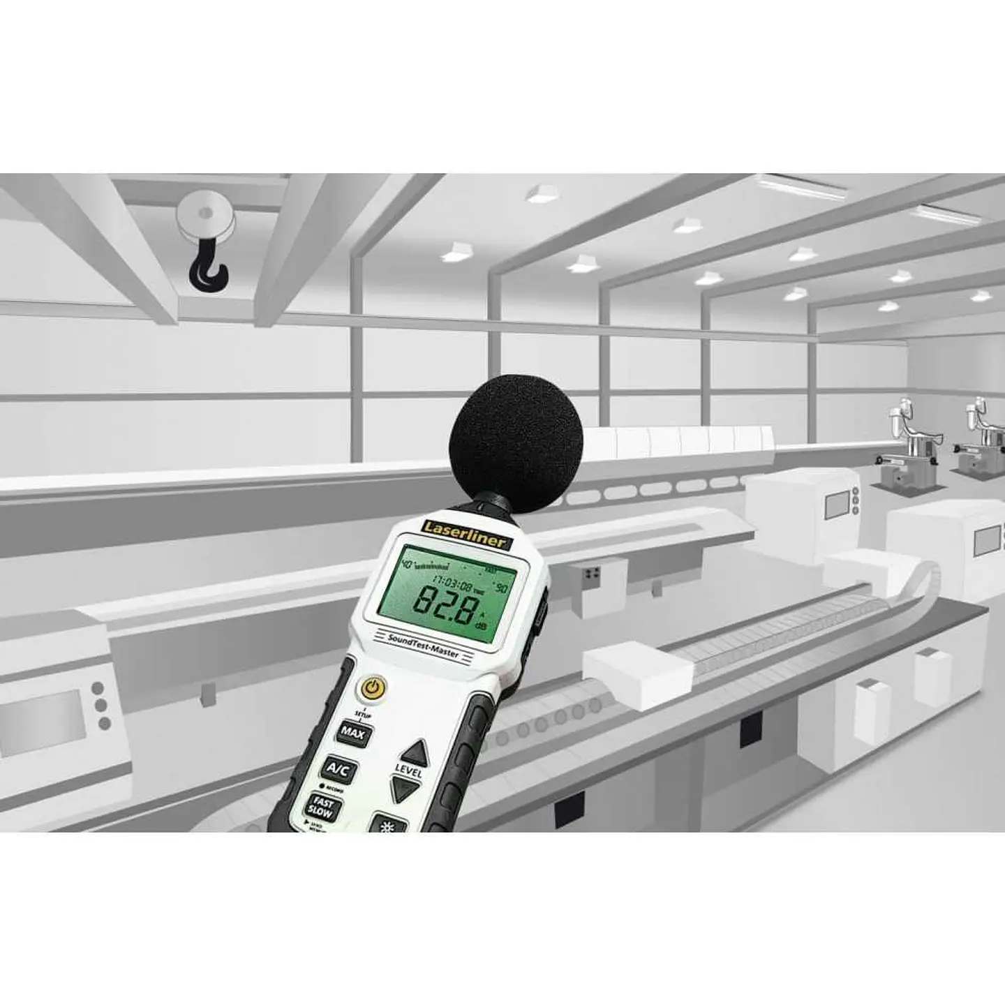 Medidor do nível sonoro SoundTest-Master LASERLINER 10