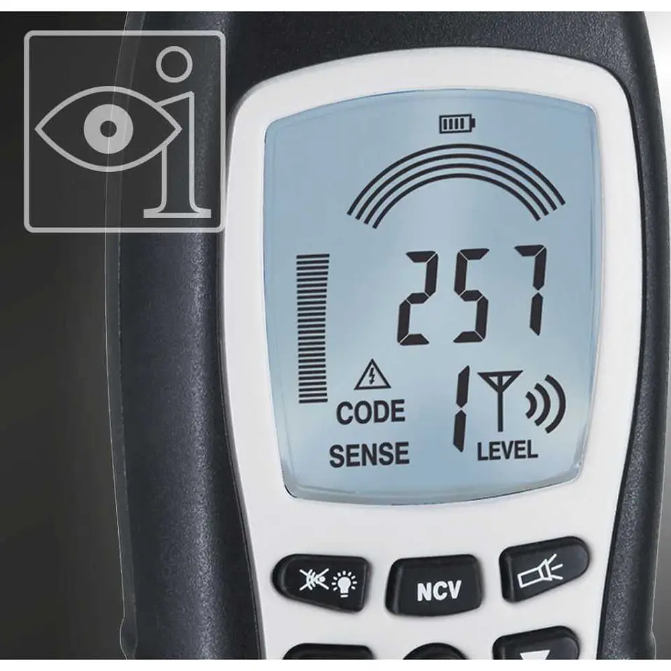 Detetor de Fios com Emissor e Recetor CableTracer Pro LASERLINER 3