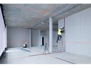 Nivel laser 3 linhas vermelhas GLL 3-80 C + BM1 BOSCH