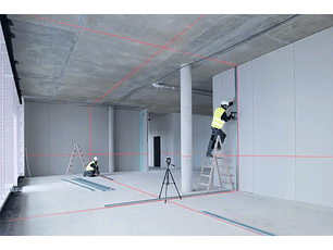 Nivel laser 3 linhas vermelhas GLL 3-80 C + BM1 BOSCH