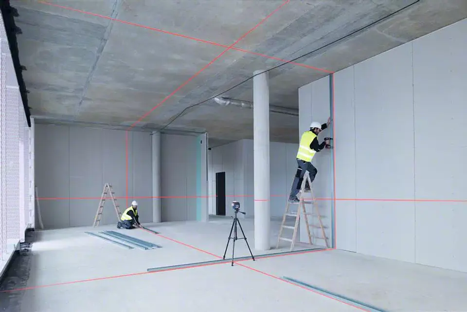 Nivel laser 3 linhas vermelhas GLL 3-80 C + BM1 BOSCH 2