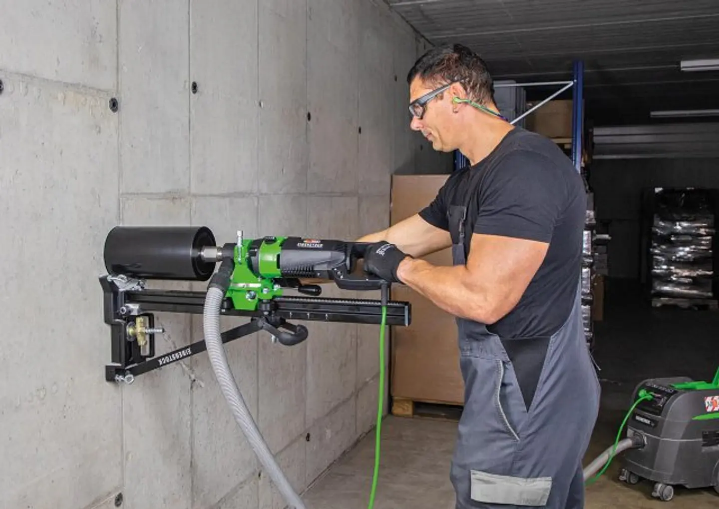 Maquina de Perfuração de Núcleo Seco Diamante com impacto Macio ESD 162 EIBENSTOCK  5