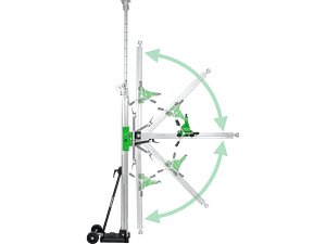 Suporte de Perfuração Universal Chão, Teto e Parede USD182 EIBENSTOCK