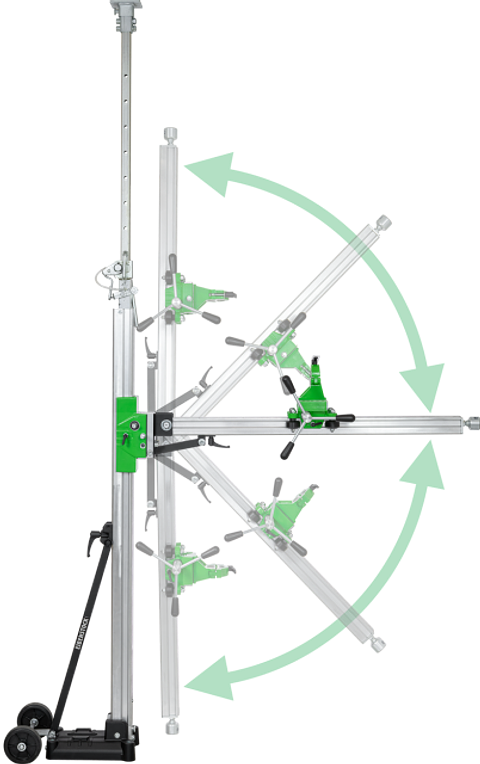 Suporte de Perfuração Universal Chão, Teto e Parede USD182 EIBENSTOCK