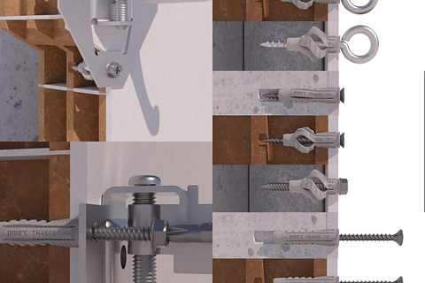 Bucha universal de Nylon TN4S (caixa) INDEX