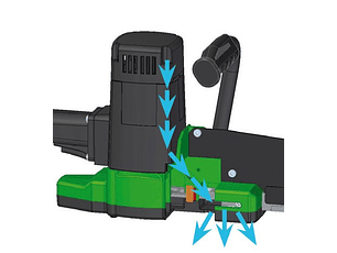 Serrote Duplo para Corte Tijolos EDB 480.1 EIBENSTOCK