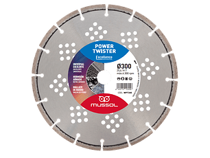Disco de Diamante para Betão Armado Power Twister MUSSOL