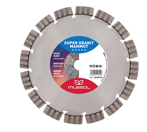 Disco Diamante para Granito Super Granit Mammut MUSSOL