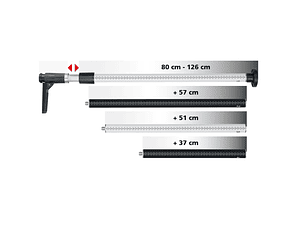 Tripé/Poste Telescópio para Nível Laser TELEPOD 270 cm LASERLINER