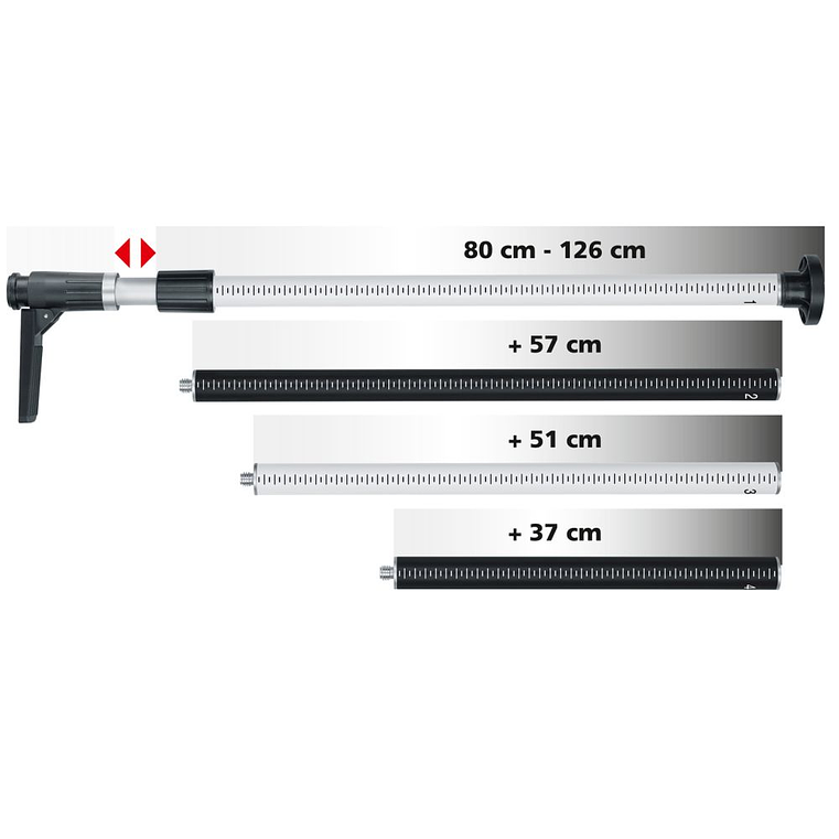 Tripé/Poste Telescópio para Nível Laser TELEPOD 270 cm LASERLINER 2