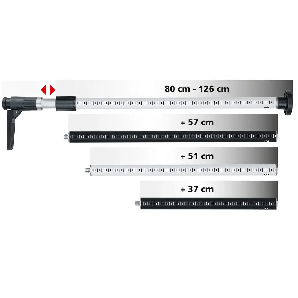 Tripé/Poste Telescópio para Nível Laser TELEPOD 270 cm LASERLINER 2