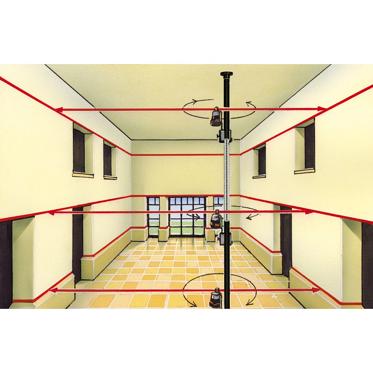 Tripé/Poste Telescópio para Nível Laser TELEPOD 270 cm LASERLINER 6