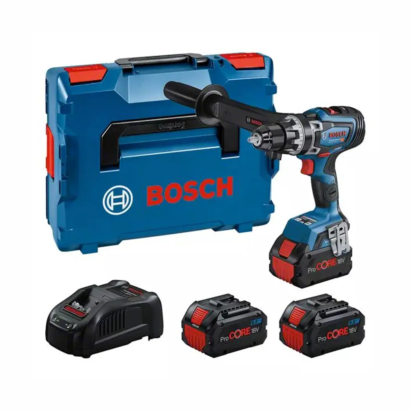 Aparafusadora/Berbequim BITURBO GSR 18V-150 C + 3 Baterias ProCORE18V 8.0Ah BOSCH 1