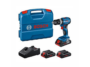 Aparafusadora/Berbequim com percussão sem fio GSB 18V-45 + 3 Baterias ProCORE18V 4.0Ah + Mala L-CASE BOSCH