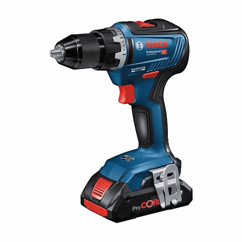 KIT 3 Ferramentas sem fio Aparafusadora GSR 18V-55 + Rebarbadora GWS 18V-7 + Martelo SDS Plus GBH 18V-22 + 2x ProCORE18V 4.0AH BOSCH 