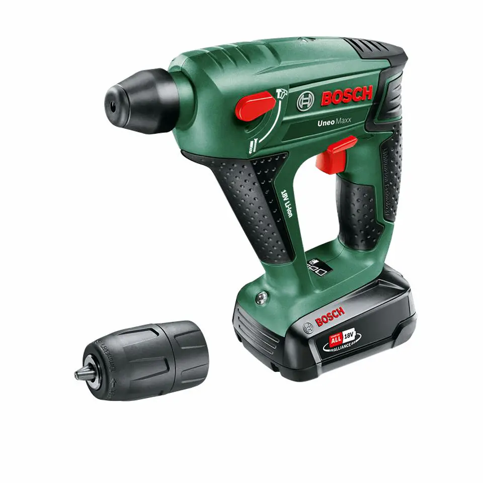 Martelo perfurador sem fio Uneo Maxx + 1 Bateria 2.5Ah BOSCH DIY 2