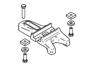 Suporte Fixação para Trilho Guia Eibenstock
