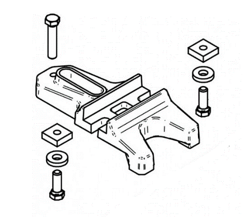 Suporte Fixação para Trilho Guia Eibenstock
