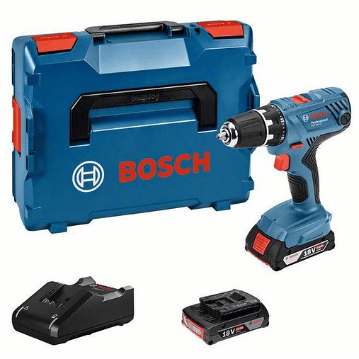 Aparafusadora Berbequim GSR 18V-21 + 2 baterias 18V 2.0Ah + Carregador  BOSCH  1