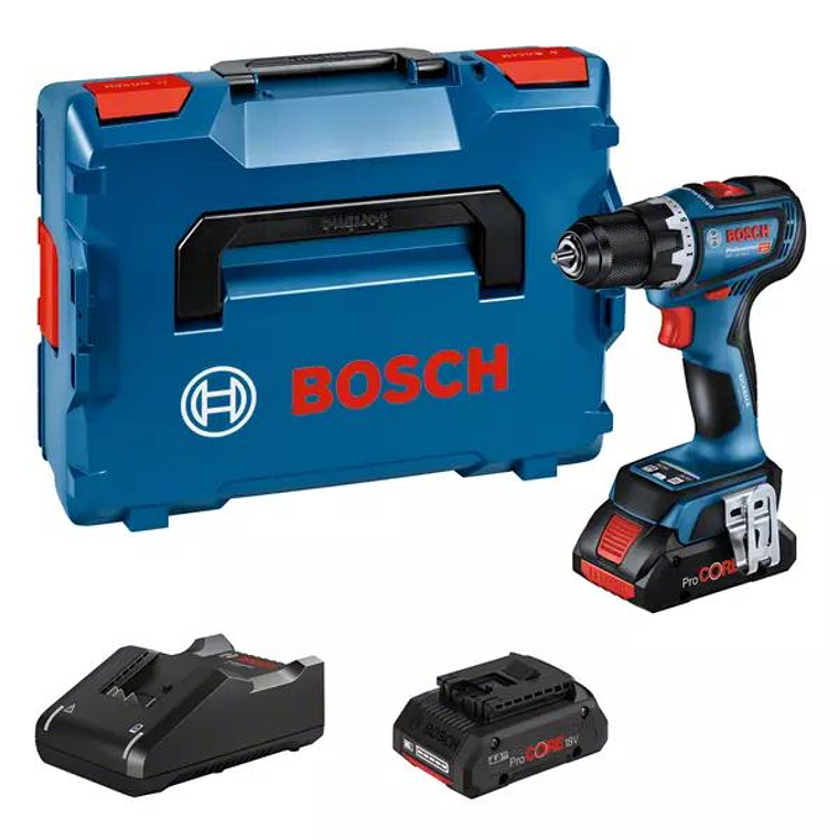 Aparafusadora/Berbequim sem fio GSR 18V-90 C + 2 baterias ProCORE18V 4.0Ah BOSCH  1