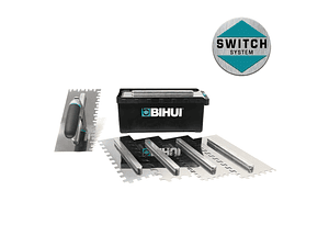 Sistema de 6 Espátulas Dentadas em Aço Inox PTSJG8 BIHUI