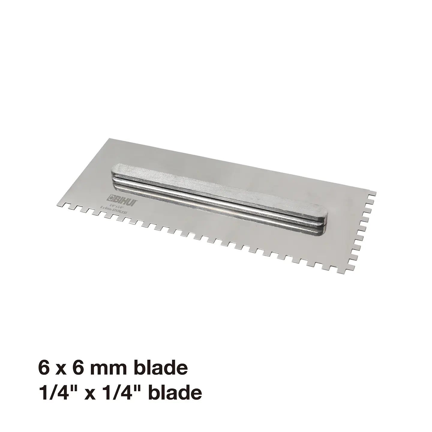 Sistema de 6 Espátulas Dentadas em Aço Inox PTSJG8 BIHUI 3