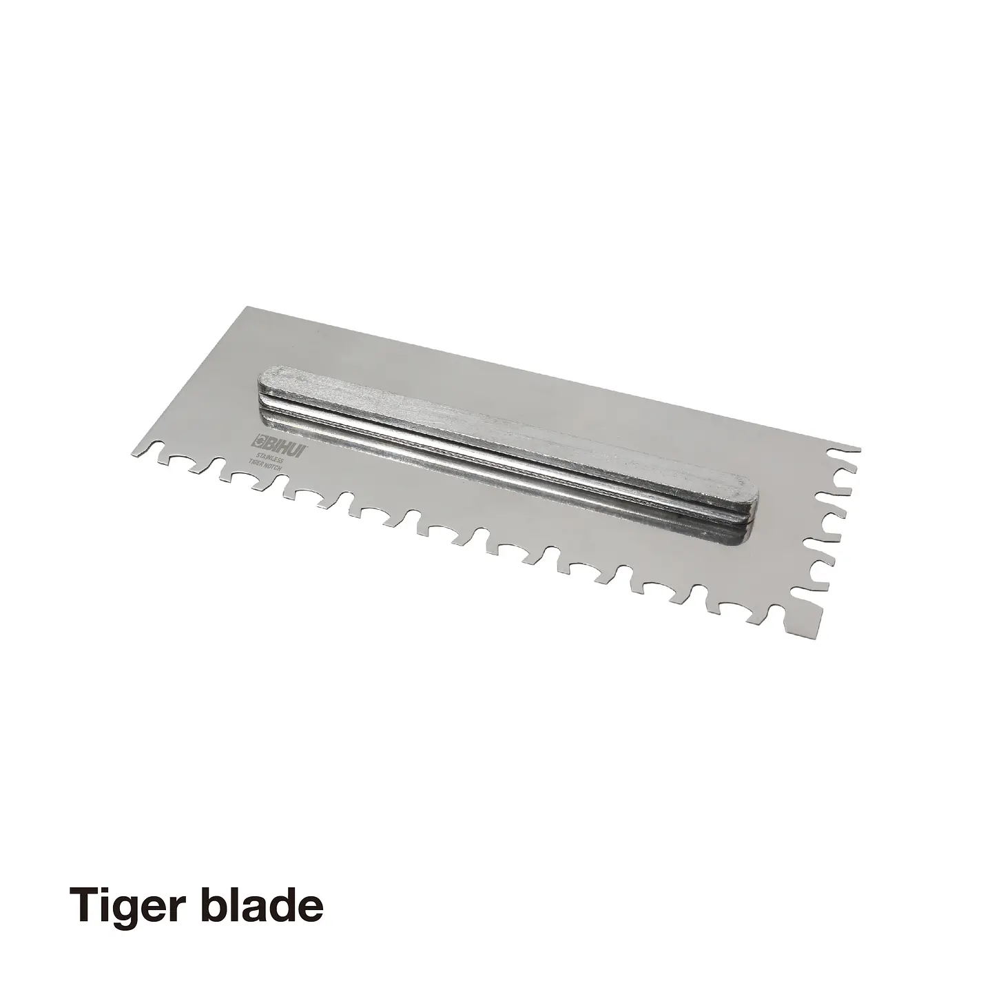 Sistema de 6 Espátulas Dentadas em Aço Inox PTSJG8 BIHUI 8