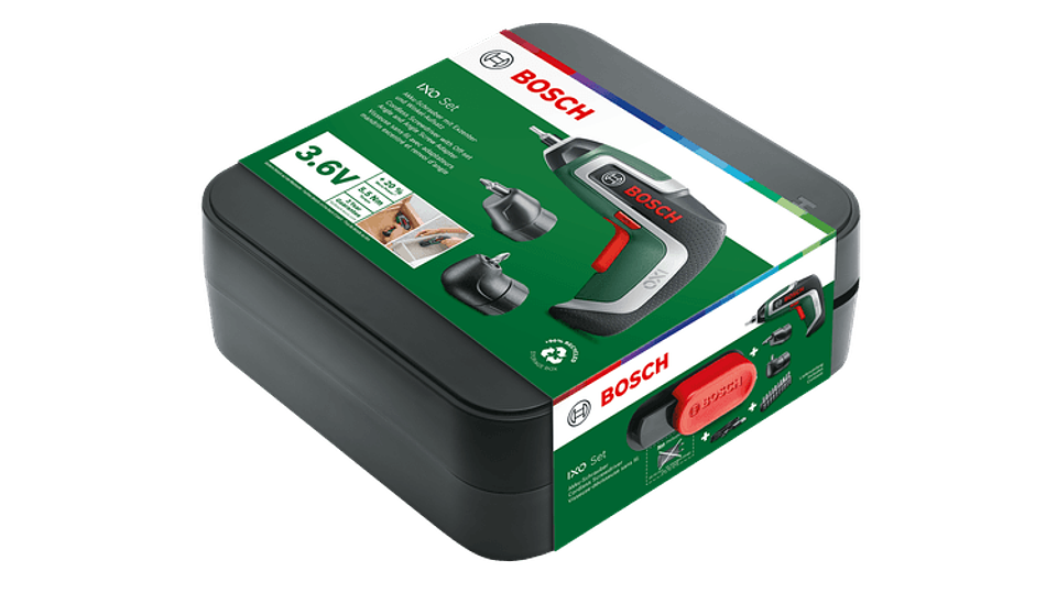 Aparafusadora sem fio Conjunto IXO 7 - Adaptador excêntrico e adaptador angular BOSCH DIY 3