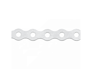 Fita perfurada redonda 12x0,8mm / 10 metros Zincada INDEX