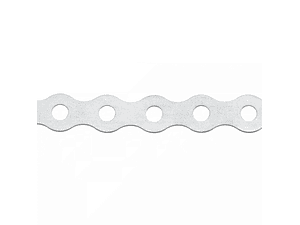 Fita perfurada redonda 17x0,8mm / 10 metros Zincada INDEX