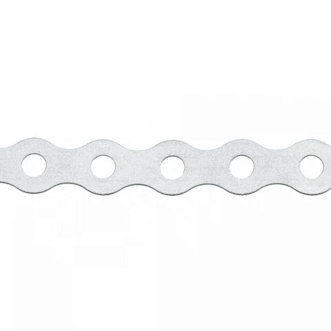 Fita perfurada redonda 17x0,8mm / 10 metros Zincada INDEX