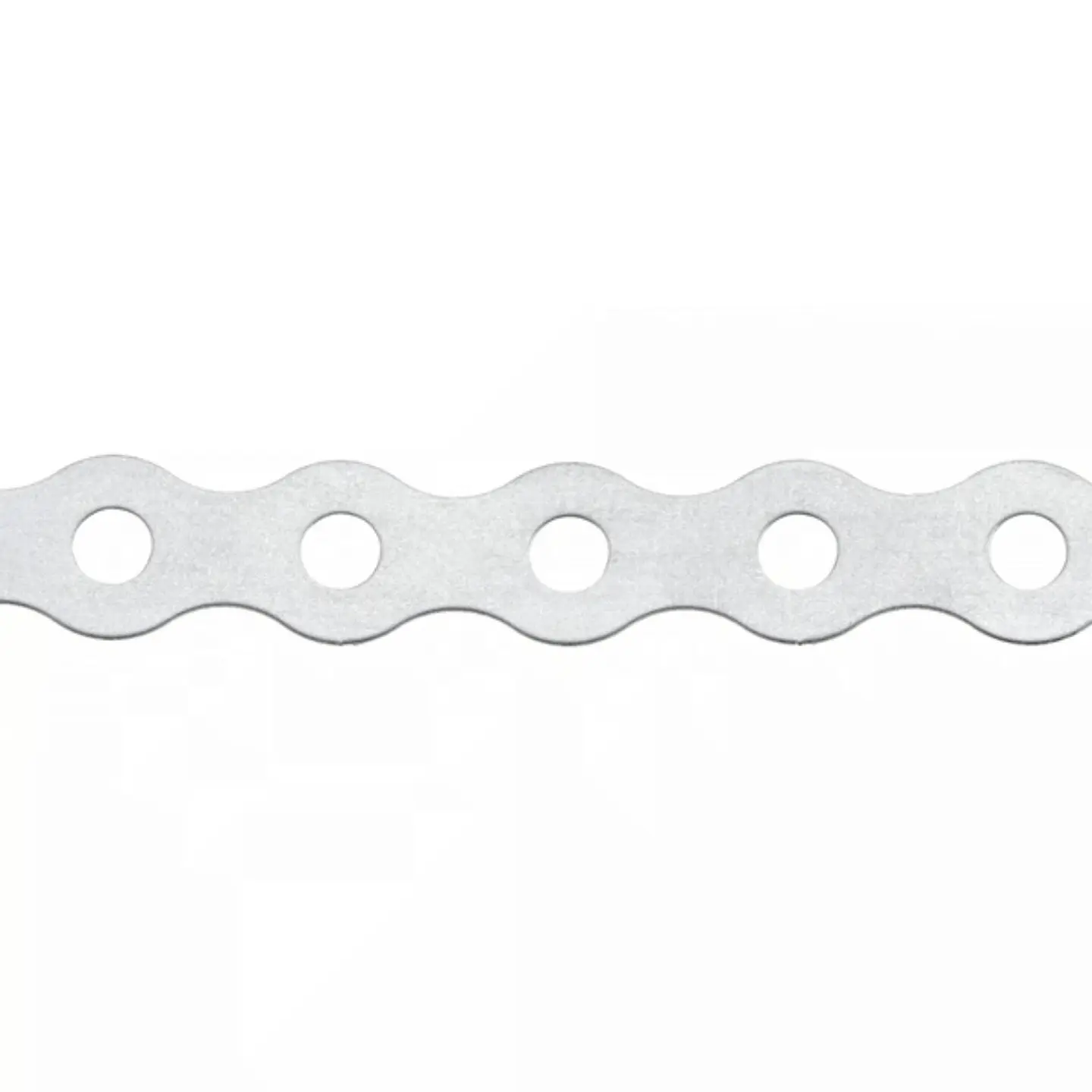 Fita perfurada redonda 17x0,8mm / 10 metros Zincada INDEX 2