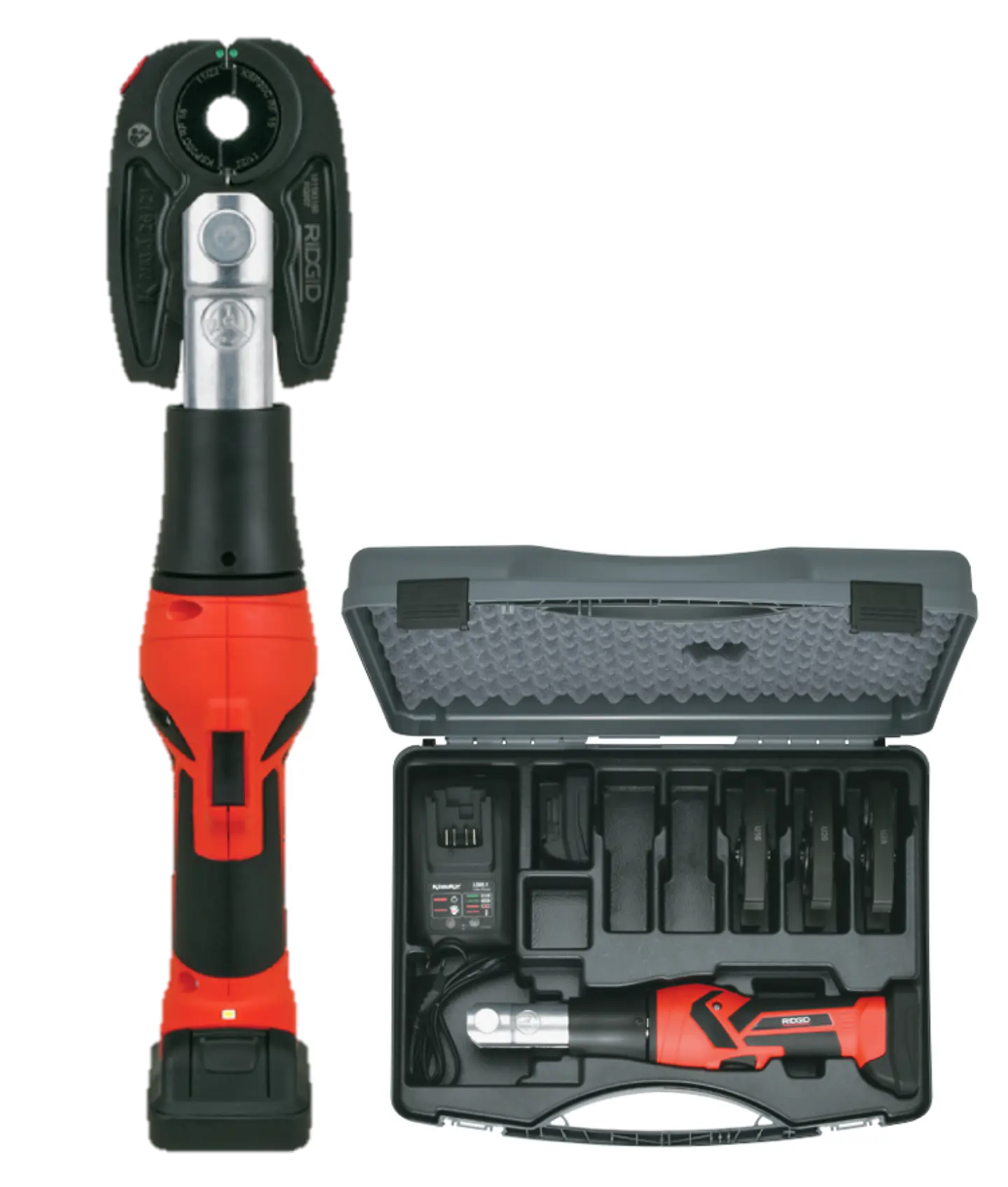 Maquina de Cravar Tubo Pex/Multicamada 10,8V RP 115 + Matriz U16-20-25-32 RIDGID 1